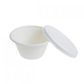 Boluri trestie, biodegradabile, cu capac, 750ml|25oz (50buc) Produse 54,19 lei