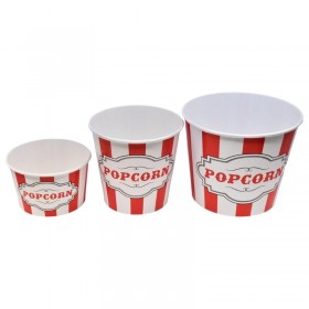 Cutie popcorn, 4000cc, carton personalizat, D210*H172 mm, 25buc Popcorn si Vata pe bat 48,26 lei