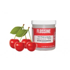 Pudra pentru vata de zahar si popcorn, Flossine, aroma de cirese 454g Popcorn si Vata pe bat 99,99 lei