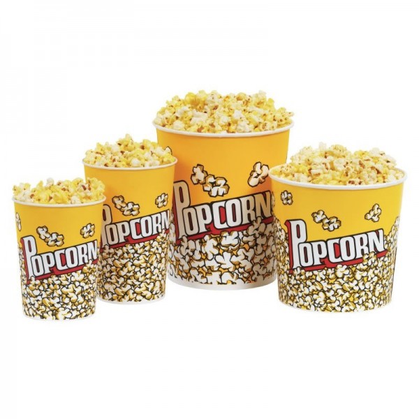 Cutie popcorn, 960cc, 114*140mm, 50buc Popcorn si Vata pe bat 36,45 lei