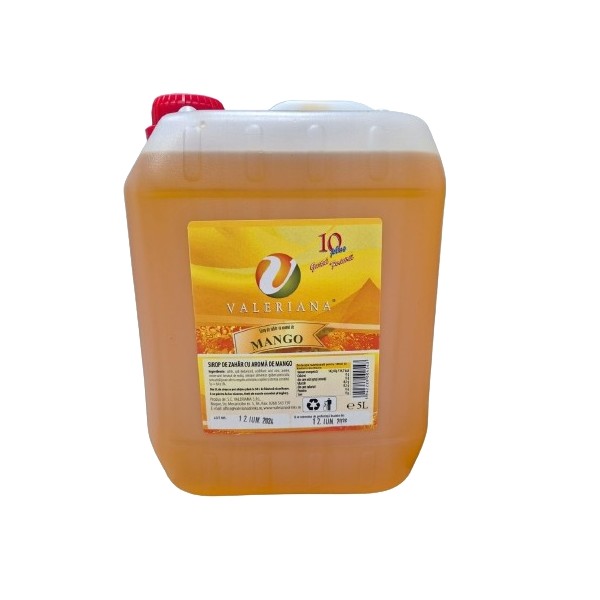 Sirop pentru granita, Valeriana, mango (5l) Sirop granita | Topping 141,62 lei