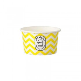 Cupe inghetata, design Zig Zag, 4oz|100ml, 50buc Cupe de inghetata 10,19 lei