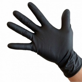 Manusi negre din nitril, nepudrate, Diamond Strong, marime XL, 50buc Produse 19,99 lei