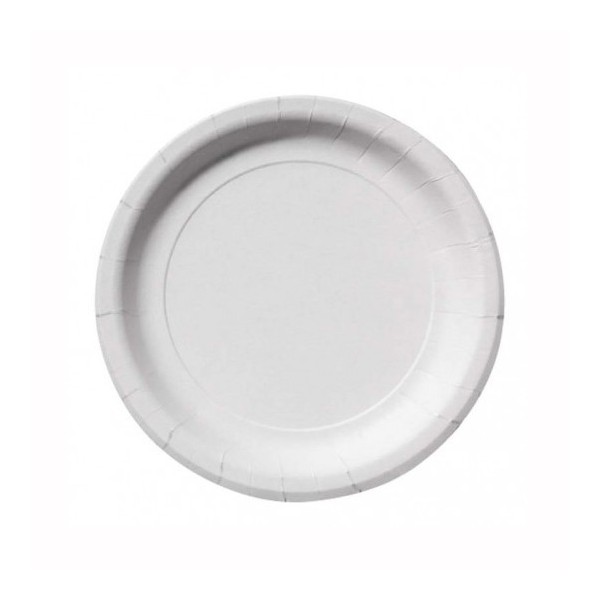 Farfurii carton alb, rotunde, 18cm, 25buc Produse 3,20 lei