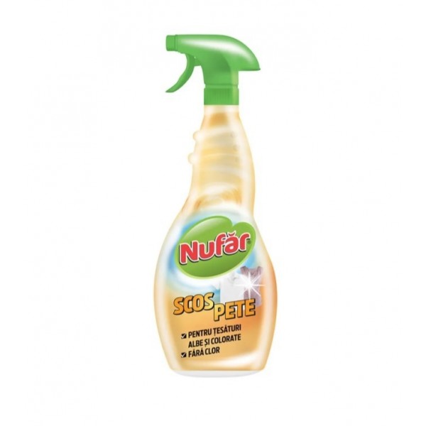 Nufar, solutie spray pentru indeparat pete tesaturi, 500ml Produse 14,04 lei