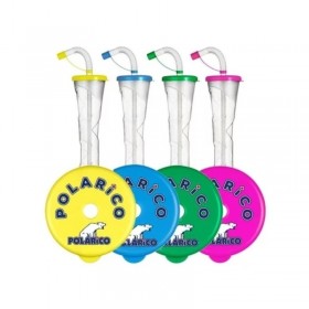 Pahare plastic, capac simplu, mix culori, 400ml, 54buc Produse 322,40 lei