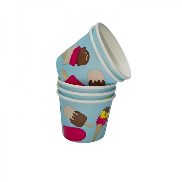 Cupe inghetata, carton blue, 100ml, 50buc Cupe de inghetata 10,55 lei