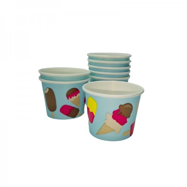 Cupe inghetata, carton blue, 100ml, 50buc Cupe de inghetata 10,55 lei