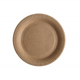 Farfurii carton natur, 23cm, 50buc Produse 12,66 lei