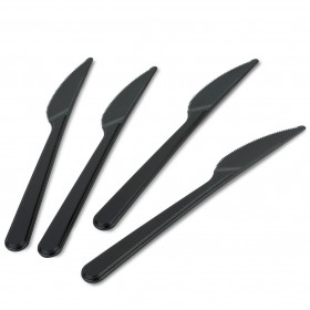Cutite plastic negru, reutilizabile, 160mm, 100buc Produse 6,93 lei