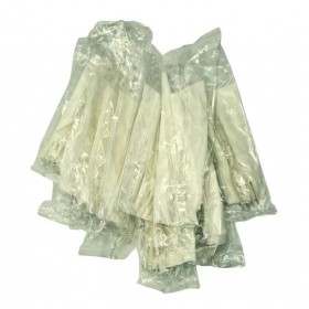 Set tacamuri reutilizabile, crem, furculita + servetel, 100buc Produse 14,99 lei