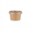 Sosiera carton kraft, cu capac transparent, 50ml|2oz, 100buc Produse 27,99 lei