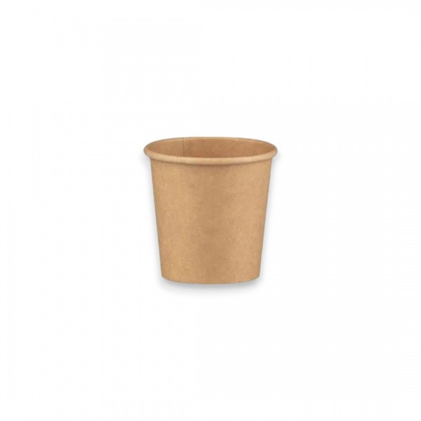 Sosiera carton kraft, cu capac transparent, 100ml|4oz, 100buc Produse 30,05 lei