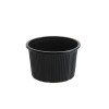 Bol supa negru PP + capac transparent, 16oz|470ml, 25buc Produse 10,05 lei