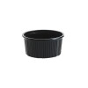 Bol supa negru PP + capac transparent, 12oz|350ml, 25buc Produse 13,90 lei