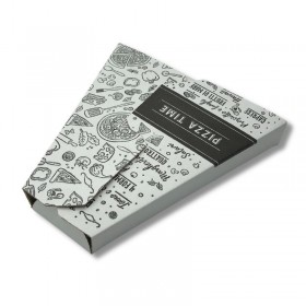 Cutie carton alb, felie pizza, Pizza time, 27x23x h3.5 cm (50buc) Produse 57,00 lei