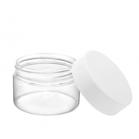 Flacoane borcan 60ml, F56mm, transparente, cu capac, 700buc Produse 1,00 lei