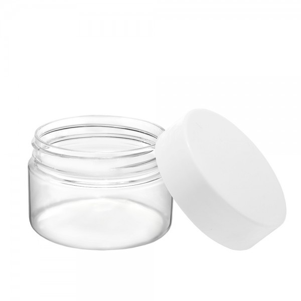 Flacoane borcan 60ml, F56mm, transparente, cu capac, 700buc Produse 1,00 lei