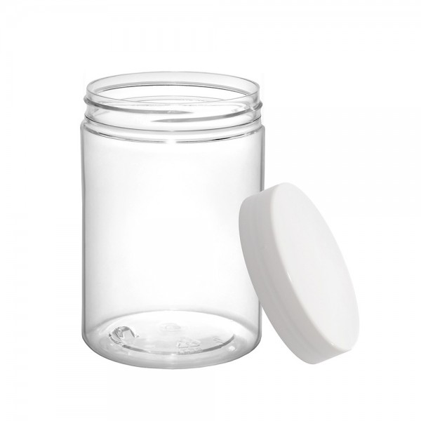 Flacoane borcan 300ml, F71mm, transparente, cu capac, 360buc Produse 1,00 lei