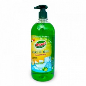 Royal Piatti Gel, detergent de vase profesional, parfum de lime, bicarbonat si musetel eco, 1L Produse 17,95 lei