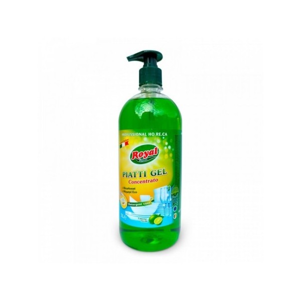Royal Piatti Gel, detergent de vase profesional, parfum de lime, bicarbonat si musetel eco, 1L Produse 17,95 lei