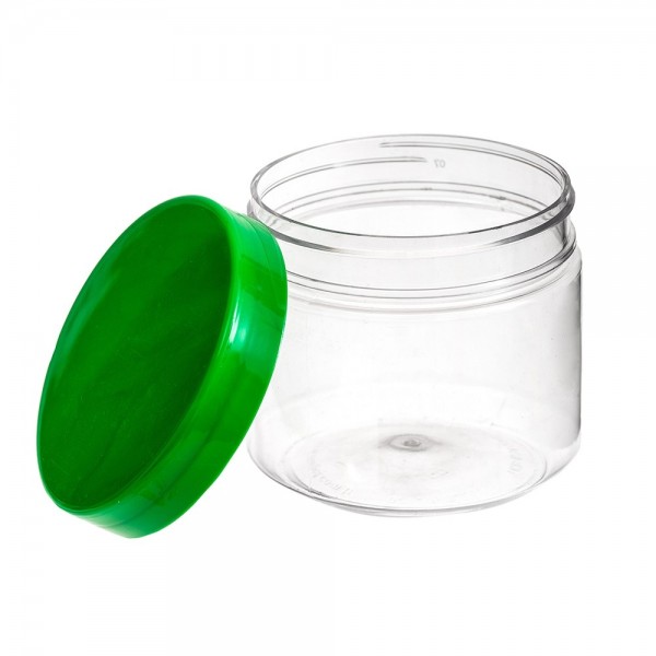 Flacoane borcan 550ml cu capac, F100mm, transparente, 110buc Flacoane tip borcan 448,99 lei