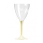 Pahare plastic vin cu picior ivory 150ml (100buc) Pahare plastic vin cu picior ivory 150ml (100buc)