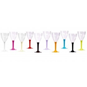Pahare plastic vin cu picior verde 150ml (100buc) Produse 121,95 lei