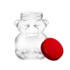 Flacoane borcan 575ml, ursulet, cu capac, F63mm, transparente, 60buc Flacoane tip borcan 258,89 lei