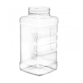 Flacoane borcan 1l, patrat, F63mm, transparente, 84buc Flacoane tip borcan 258,23 lei