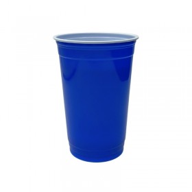 Pahare americane din plastic, 97mm, albastre, 500ml, 25buc Produse 11,99 lei