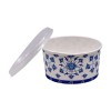 Bol supa carton + capac PP, design floral, 14oz|400ml, 25buc Produse 9,75 lei