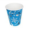 Pahare carton, 235ml - 8oz, Winter, D80, 50buc Pahare bauturi calde 8,84 lei