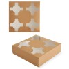 Suport 4 pahare, cutie carton kraft, 50 buc Produse 32,64 lei
