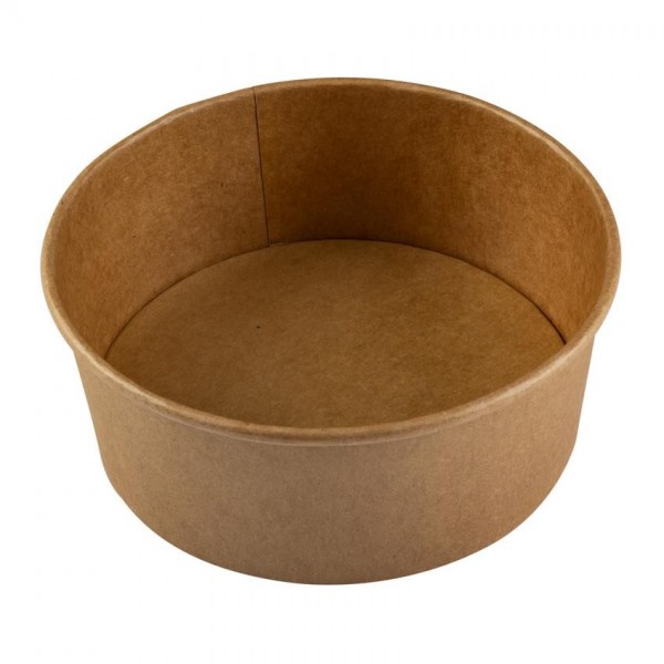 Bol carton kraft, cu capac, 1300cc (50buc) Produse 50,54 lei