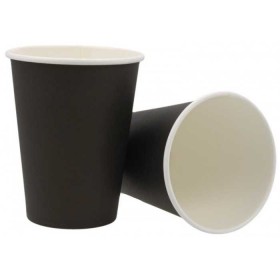 Pahare carton 350ml - 12oz negru D80, 50buc Produse 10,44 lei