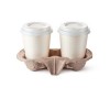 Suport transport, tip cofrag, carton reciclat, 2 pahare, 15.840 buc|palet Produse 3,00 lei