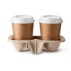 Suport transport, tip cofrag, carton reciclat, 2 pahare, 15.840 buc|palet Produse 3,00 lei