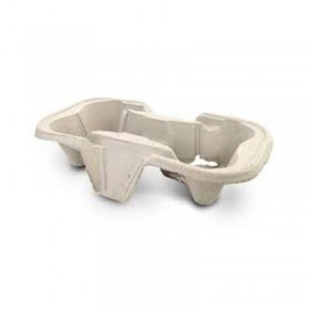 Suport transport, tip cofrag, carton reciclat, 2 pahare, 15.840 buc|palet Produse 3,00 lei