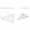 Caserole felie tort, baza neagra si capac transparent, H4 cm, 100buc Produse 48,20 lei