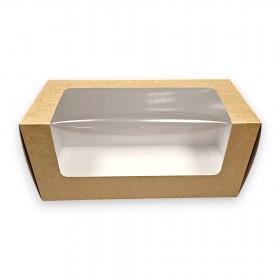 Cutie cozonac, carton natur cu fereastra, 320*140*150 mm, 25buc Produse 90,49 lei