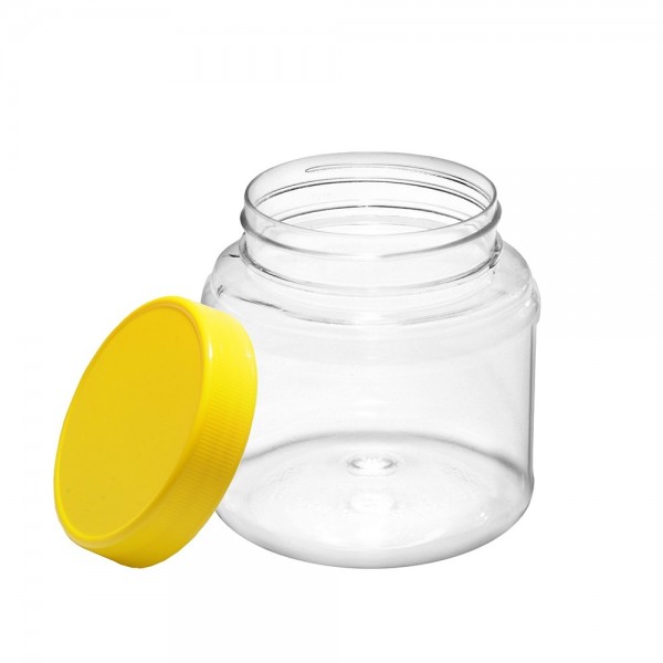 Flacoane borcan 750ml cu capac, F85mm, transparente, 20buc Flacoane tip borcan 66,05 lei