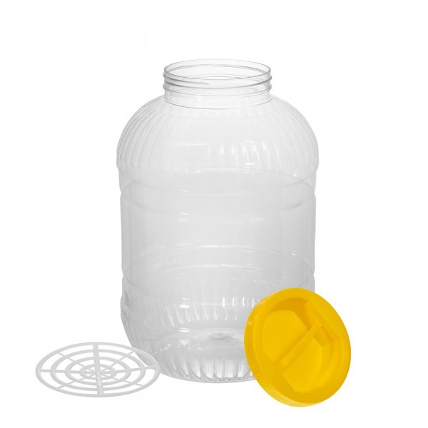 Flacoane borcan 8l cu capac, F110mm, transparente, 15buc Flacoane tip borcan 126,34 lei