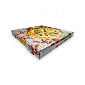 Cutii pizza, carton color, Bon Appetit, 40cm, 50buc Cutii pizza color 85,89 lei