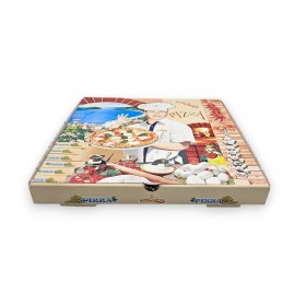 Cutii pizza, carton full color, 30cm, 100buc Cutii pizza color 101,21 lei