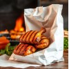 Punga hartie cerata, alba, grill, 16*7*27cm, 1000buc Pungi grill 144,56 lei