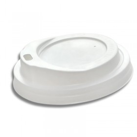 Capace plastic albe, D90, cu orificiu, pentru 12oz -16oz, 1000buc Produse 146,70 lei