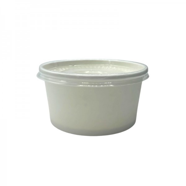Bol supa + capac, carton alb, 12oz|350ml, 50buc Produse 14,99 lei