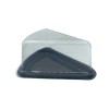 Caserole felie tort, baza neagra, cu capac transparent h8cm, FT-135, 50buc Produse 63,39 lei