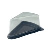 Caserole felie tort, baza neagra, cu capac transparent h8cm, FT-135, 50buc Produse 63,39 lei